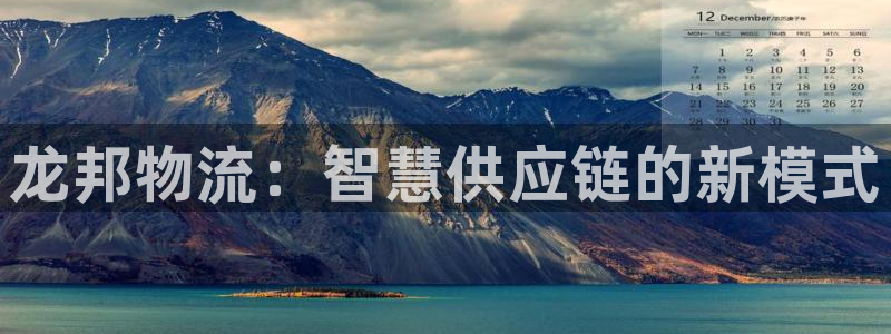 多多28官网下载加拿大：龙邦物流：智慧供应链的新模式